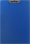 Acocony 11x17 Clipboard Vertical with Ruler Extra Large Clipboard Low Profile Clip 11 x 17 Clipping Board Plastic Blue Pack of 1