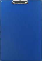 Acocony 11x17 Clipboard Vertical with Ruler Extra Large Clipboard Low Profile Clip 11 x 17 Clipping Board Plastic Blue Pack of 1