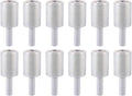 12 Packs of 5 inch x 1000 ft Stretch Wrap Film with Handle 70 Gauge Extra Thick Clear Mini Hand Stretch Wrap Rolls, Clear