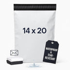 7STAR 14x20 Poly Mailers, 650 Count – 2.75 Mil Self-Sealing Waterproof Tear-Resistant Shipping Bags for Clothing, Packaging, and E-Commerce