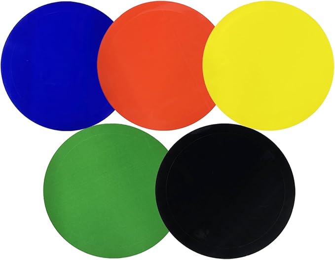 6.69inch Colored Moving Large Round Labels-15PCS Circle Labels Dots Stickers,Organizational Storage Markers for Moving,Nursery School,Office,Garage & Yard Sale 5 Colors (15PCS-5 Colors-6.69inch)