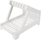Plastic Shipping Label Rack Holder for Compatible with Thermal Barcode Printer Desktop Convenient Easy Assembly Shipping Label Stand for Office and Business Use