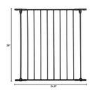 Bonnlo Tall Gate One-Panel Extension, Black