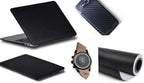 3D Black Carbon Fiber Vinyl Bubble Car Wrap Film Automotive DIY Decals (72" x 48" / 6 FT x 4 FT)