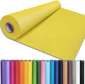 PerkHomy 24" x 1,440" (120') Lemon Yellow Kraft Paper Roll for Craft Bulletin Board Paper Art Table Covering Crafting Gift Wrapping Bouquet Packing Parcel 80GSM 55LB (Lemon Yellow, 24" x 120')