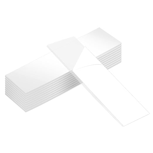uxcell 10Pcs Double Sided Adhesive Pads, 4.72" x 1.18" Clear Removable Heavy Duty Mounting Tape Picture Hanging Sticky Adhesive Pad for Wall, Poster Picture, DIY Craft
