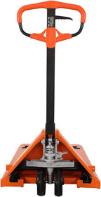 Tory Carrier Manual Pallet Jack Truck, Standard Duty Pallet Trucks 5500 Lbs Capacity 48" Length x 27" Width Fork, Orange