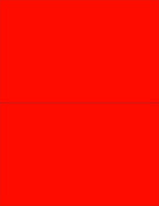 NextDayLabels - 8-1/2 x 11 Neon Color High Light Fluorescent Labels for Laser & Inkjet Printer (RED Fluorescent, 8-1/2" x 5-1/2" - 2 Per Page | 50 Labels)