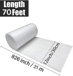12"x 70' Foam Wrap Rolls for Moving Packing Foam Roll Packing Materials Shipping Packing Moving Supplies, Thick Cushion packaging wraps for Protect Glasses,Fragile Items,Dishes
