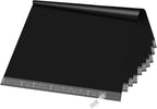 Fuxury Poly Mailers Large 24x36" 25 Pcs, XXL Shipping Bags Bulk for Clothing, Strong Adhesive Shipping Envelopes for Small Business Suppliers,Waterproof Mailers 2.5mil Poly Bag Mailing Envelopes Black