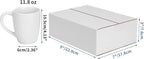 Hoikwo 9x7x3 Shipping Boxes Set of 30, White Corrugated Cardboard Box for Small Business for Packaging Mailing
