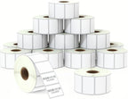 BETCKEY - 1.5" x 1" (38 mm x 25 mm) All Purpose & Address Labels Compatible with Zebra & Rollo Label Printer,Premium Adhesive & Perforated [16 Rolls, 20800 Labels]