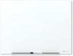 Quartet Magnetic Glass Dry Erase White Board, 4' x 3' Anti-Glare Whiteboard for Wall, InvisaMount Frameless, White (Q014735F01IMW)