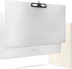 Aluminum 11x17 Clipboard Metal Stainless Hangable Clipboards Art Pen Holder Extra Large Clip Board for Business Medical Professionals Workshop (Silver, A3-SingleClip)