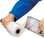 ABC Packing Plastic Wrap for Moving Furniture 5 x 1000 x 80, Pack of 12 Clear Durable Moving Stretch Wrap Roll, Self-Adhering Plastic Packing Wrap Roll for Packing, Moving
