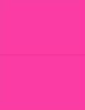 NextDayLabels - 8-1/2 x 11 Neon Color High Light Fluorescent Labels for Laser & Inkjet Printer (Pink Fluorescent, 8-1/2" x 5-1/2" - 2 Per Page | 50 Labels)