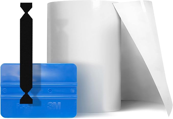 VViViD Clear Gloss Paint Protection Scratch Resistant Vinyl Wrap Film (8" x 72" w/Toolkit)
