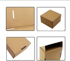 8x6x2 inch Shipping Boxes Pack of 25, Brown Corrugated Cardboard Box Mailer Boxes for Packaging Small Business Shipping，Recyclable Moving Storage Mailing Boxes Bulk Book Literature Gift Giving