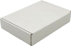 Small White Shipping Boxes for Small Business Pack of 25-11x8x2 inches Cardboard Corrugated Mailer Boxes for Shipping Packaging Craft Gifts Giving Products