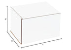 Box USA BM755 7"L x 5"W x 5"H, White (Pack of 50)
