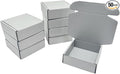 50 Pcs 6.3 x 6 x 1.6 inches Shipping Boxes for Small Business Cardboard Corrugated Mailer Boxes for Shipping Packaging Holidays Craft Gifts Giving Products (Gray, 6.3 x 6 x 1.6")