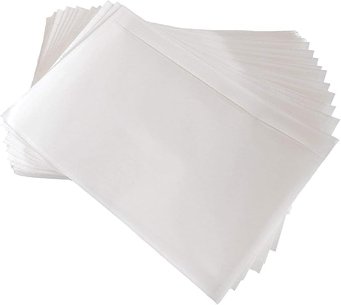 6" x 9" Clear Adhesive Top Loading Packing List Pouches Shipping Label Envelopes (200 Pack)