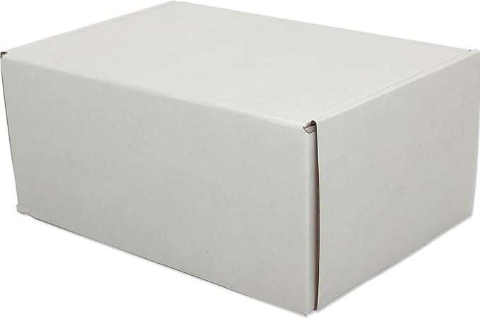 Small White Shipping Boxes for Small Business Pack of 25-9x6x3 inches Cardboard Corrugated Mailer Boxes for Shipping Packaging Craft Gifts Giving Products