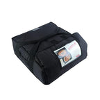 Insulated Food Delivery Bag Pizza Delivery Bags Professional Pizza Warmer Carrier Bags Moisture Free for Three 16" Pizza (PB03-0016-Black)