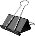 50 Pack Extra Large Binder Clips 2.4 Inch, Upgrade Large Binder Clips Big Paper Clips Clamps for Office and Home Supplies, Black