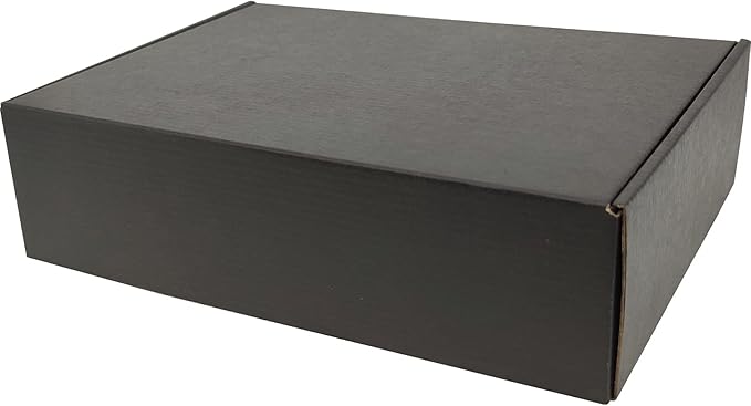 Black Shipping Boxes for Small Business Pack of 20-12x9x4 inches Cardboard Corrugated Mailer Boxes for Shipping Packaging Craft Gifts Giving Products