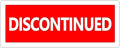 Discontinued Retail Labels,2x1Inch Warehouse Inventory Label,500 per Roll