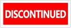 Discontinued Retail Labels,2x1Inch Warehouse Inventory Label,500 per Roll