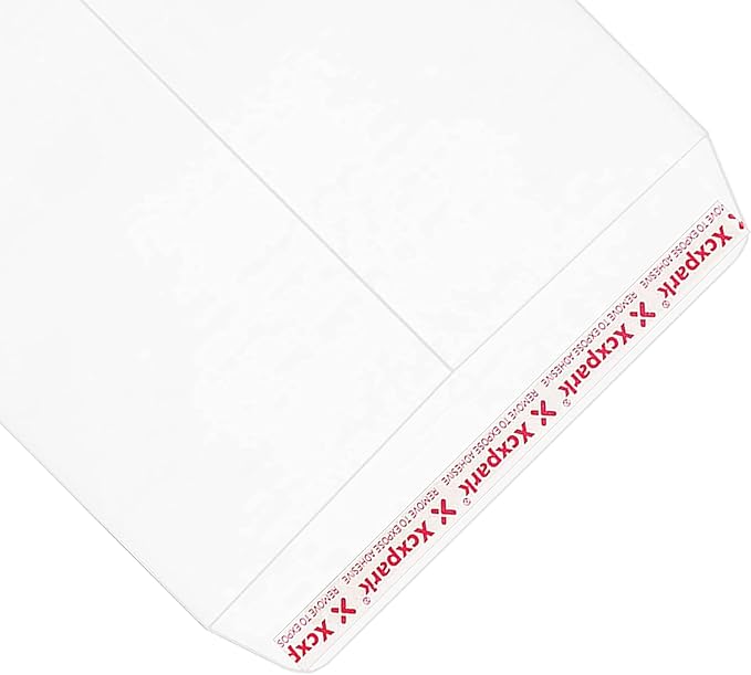 120 PCS 6x9 inches Security Catalog Envelopes Printable Self Seal Envelopes, Anti Tear White Envelopes for Invitation Cards, Pictures, Photos, Documents