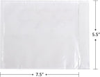 iMailer - 10 PCS 7.5"x5.5" Packing List Pouch- Clear Plastic Envelopes with Self-Adhesive Seal for Packing Slips and Invoices