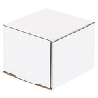Box USA BMLR2 4 3/8"L x 4 3/8"W x 3 1/2"H, White (Pack of 50)