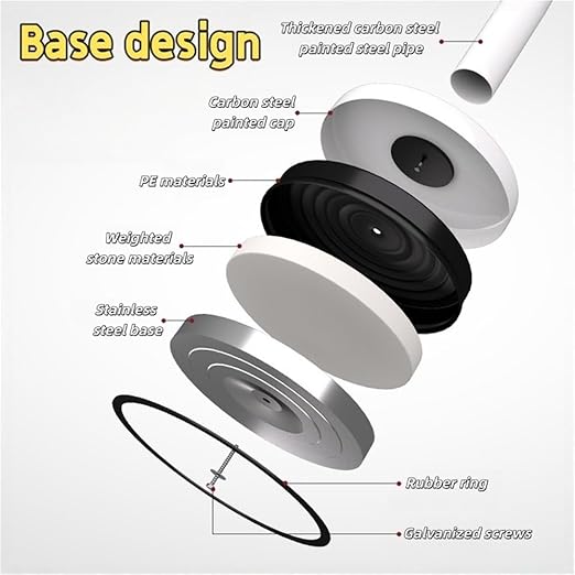VIP Crowd Control Retractable Belt Stanchion Queue Safe Barrier, 35in Crowd Control Stanchions with 16.4ft Retractable Belts