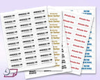 NextDayLabels - 2.5/8" x 1" Rectangular Sticker Labels for Printer - White Laser/Inkjet Printer Labels Return Address Labels Shipping Label Stickers (100 Sheets, 30 Per Sheet, 3000 Labels)