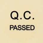 QC Passed Label Sticker Clear PVC Material Diameter 3CM Large Size QC Adhesive Sticker (500)