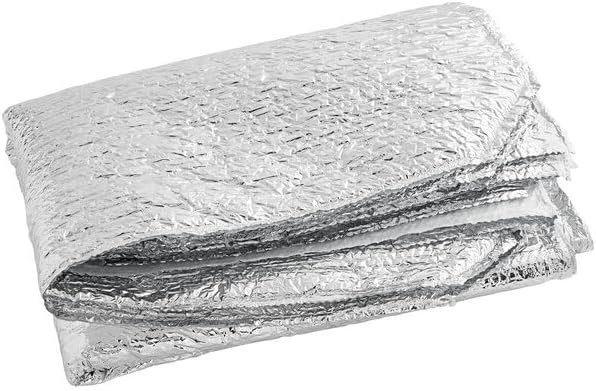 Insulated Pallet Cover, 48 x 40 x 48 Inches, Silver, 3/16 Inch Thick, 5 per Bundle