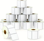 BETCKEY - 2" x 1.5" (51 mm x 38 mm) UPC Barcode & Address Labels Compatible with Zebra & Rollo Label Printer,Premium Adhesive & Perforated [16 Rolls, 16000 Labels]