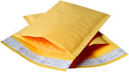 25/250/500/1000/2000/5000 pcs #0 6.5x10 Kraft Bubble Mailers Padded Envelopes Mailing Bags AirnDefense (2000)