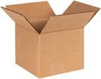 Secure Seal - 8x7x7 Pack of 100 Corrugated Cardboard Packing Shipping Mailing Moving Carton Boxes