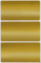 Royal Green Rectangular Stickers Color-Coding Labels for Organizing, Moving, and Storage Boxes 4" x 2" Stickers to Write On Name Tags, 45-Pack (Metallic Gold)
