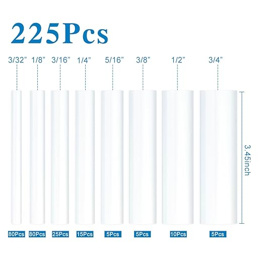 XHF UL Listed 225 Pcs 3:1 Waterproof Heat Shrink Tubing Kit Marine Grade Adhesive Lined Heat Shrink Tube, Insulation Sealing Oil-Proof Wear-Resistant Clear