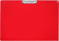 Acocony 11x17 Clipboard Landscape Extra Large Clipboard Low Profile Clip 11 x 17 Clipping Board Plastic Red Pack of 1