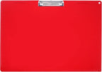 Acocony 11x17 Clipboard Landscape Extra Large Clipboard Low Profile Clip 11 x 17 Clipping Board Plastic Red Pack of 1