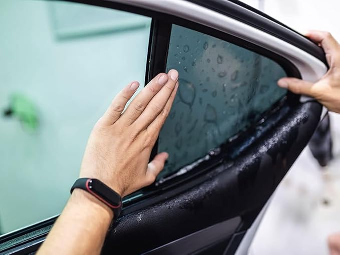 Rvinyl Window Tint Kit Compatible with Dodge Grand Caravan 2008-2020 - Black 5% - Single Ply No Bubble Film - Do it Yourself Vehicle Complete Precut Kit