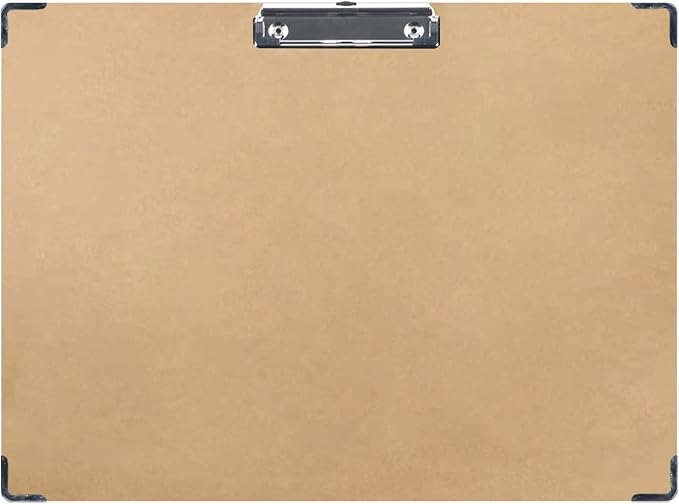 Acocony 11x17 Clipboard Landscape with Hardware Corner Guard Extra Large Clipboard Hardboard Low Profile Clip 11 x 17 Clipping Board MDF Pack of 1