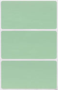 Royal Green Rectangular Stickers in Pastel Green Great for Reunions, Parties, and Work Events 4" inch x 2" inch - (102 mm x 51 mm) - 45 Pack