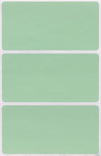 Royal Green Rectangular Stickers Color-Coding Labels for Organizing, Moving, and Storage Boxes 4" x 2" Stickers to Write On Name Tags, 300-Pack (Pastel Green)